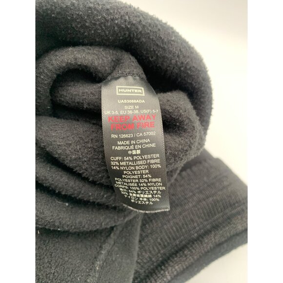 Women’s Hunter Black Liner Boot Sock with a Wool Accent Size M - Picture 6 of 7